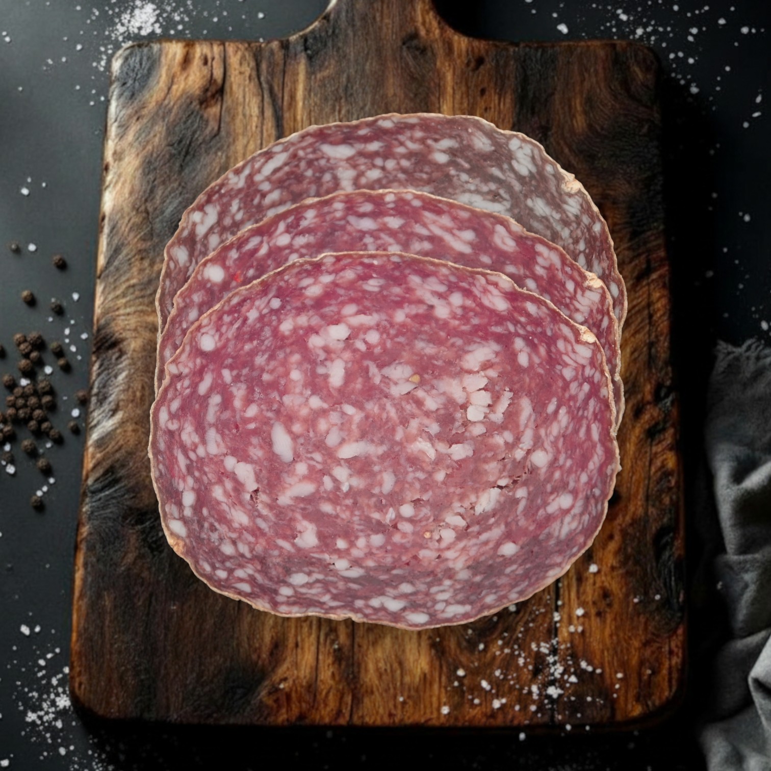 Salami Citterio geschnitten