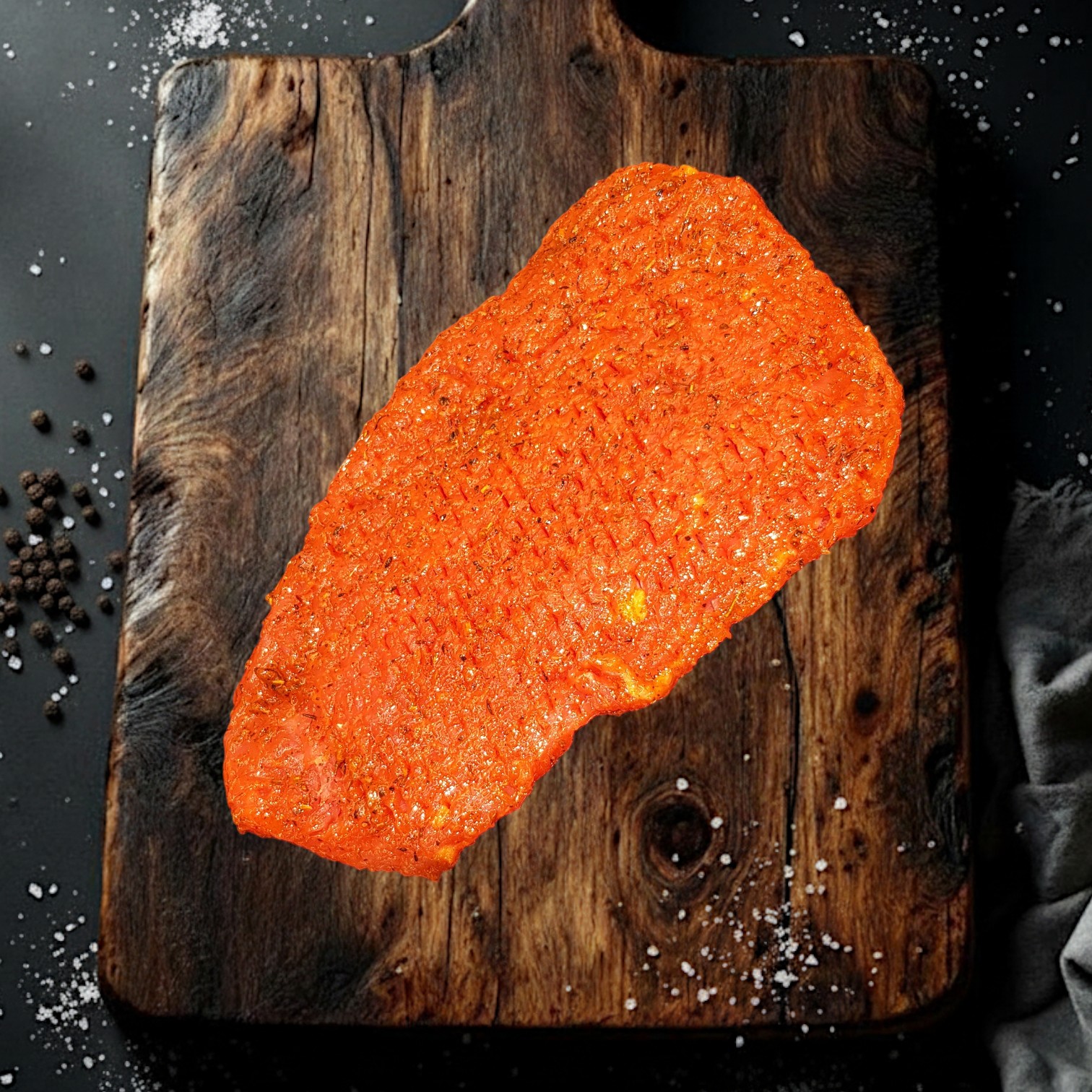 Kalbs Flanksteak mariniert