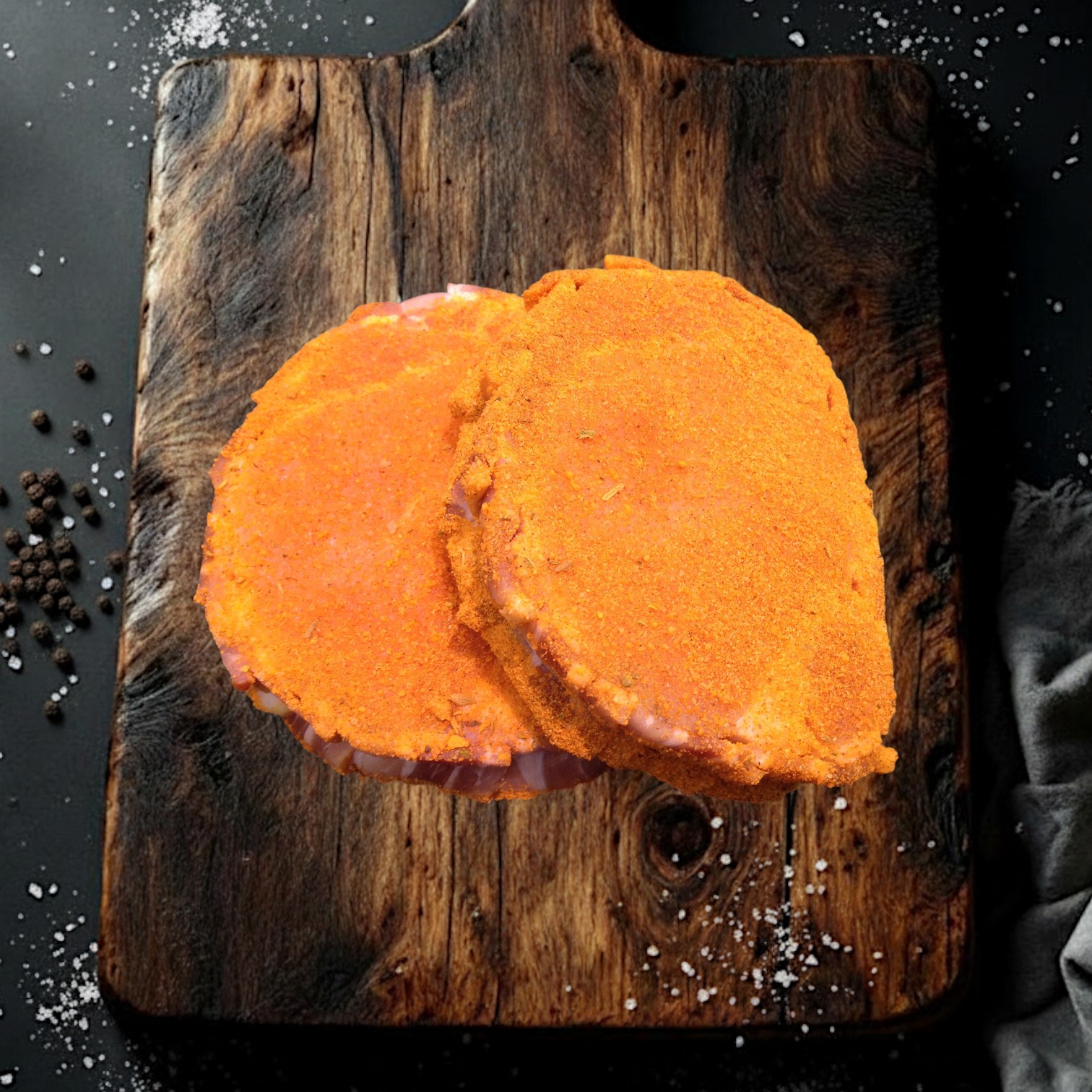 Tessinersteak gewürzt