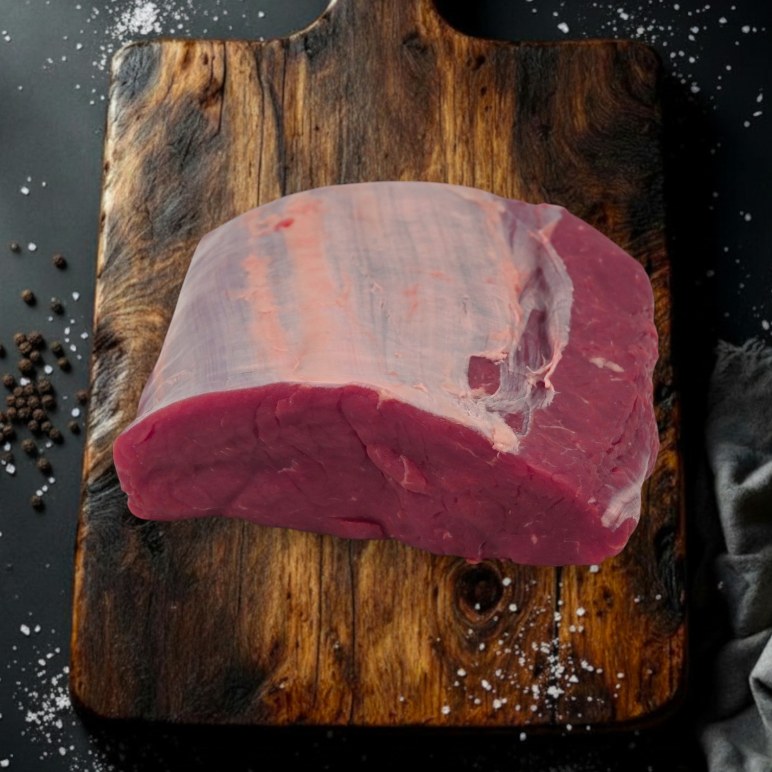 Rindsentrecôte am Stück