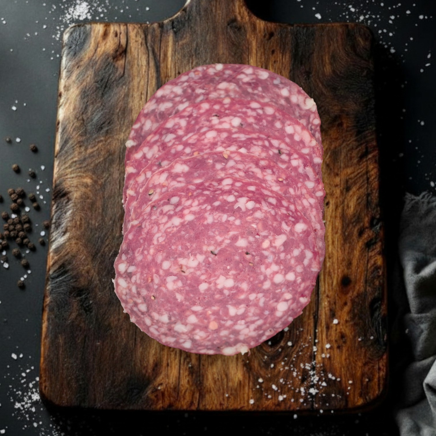 Salami CH Melino geschnitten