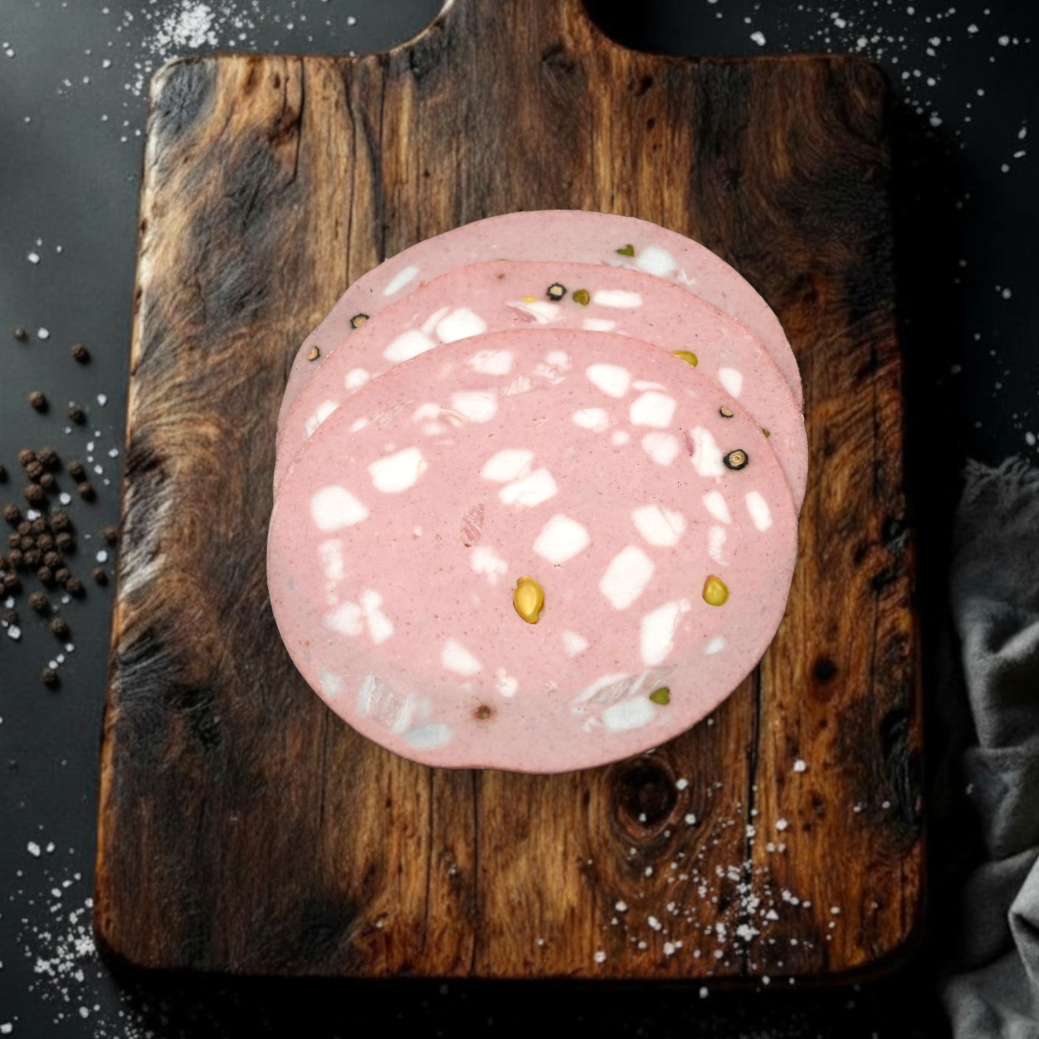 Mortadella ital. Geschnitten