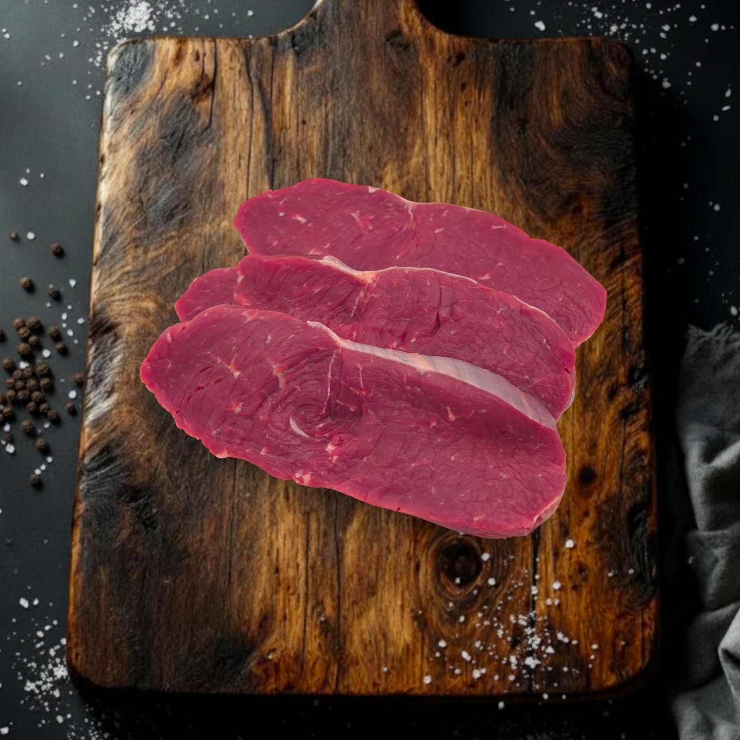 Rindsentrecôtes portioniert