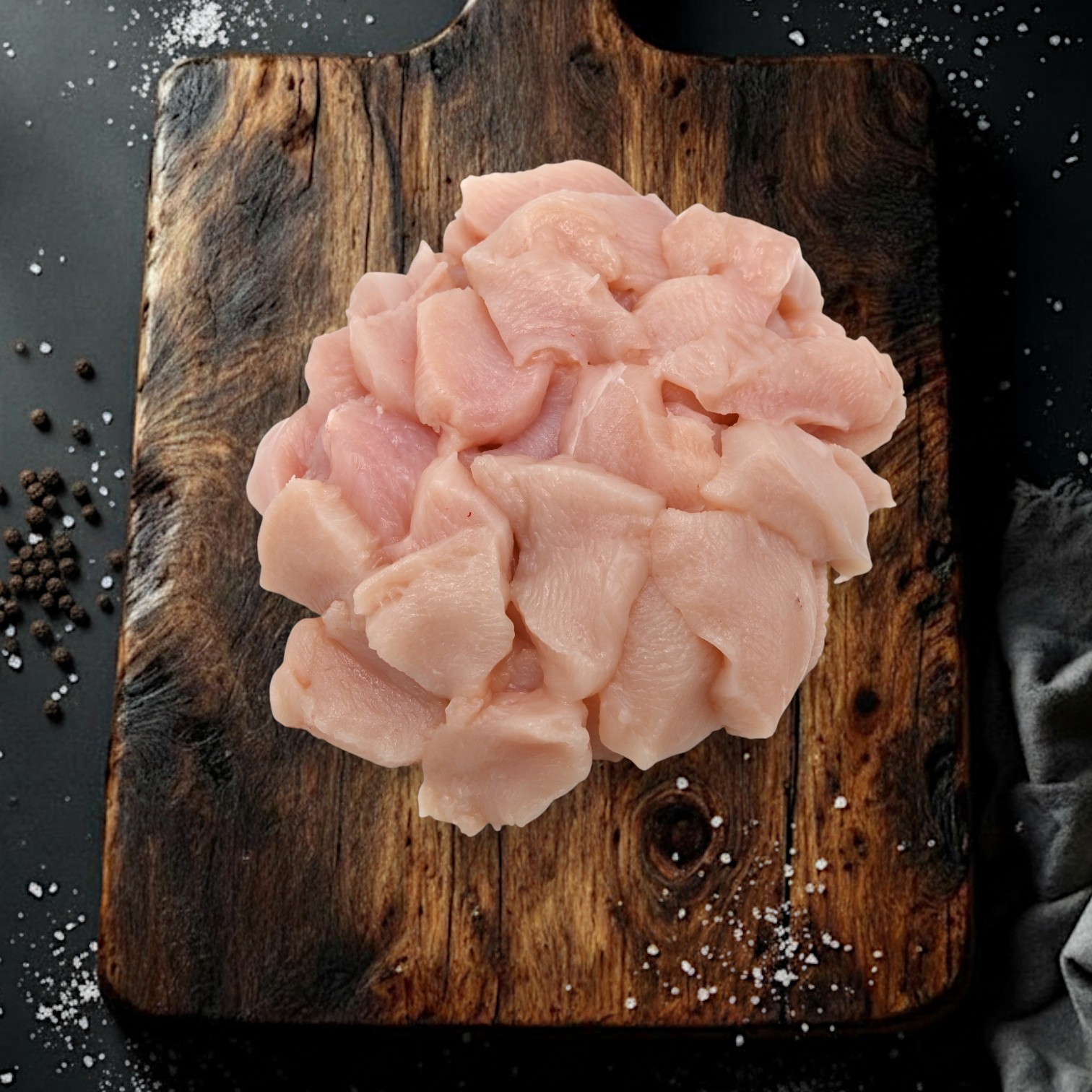 Pouletfleisch geschnetzelt