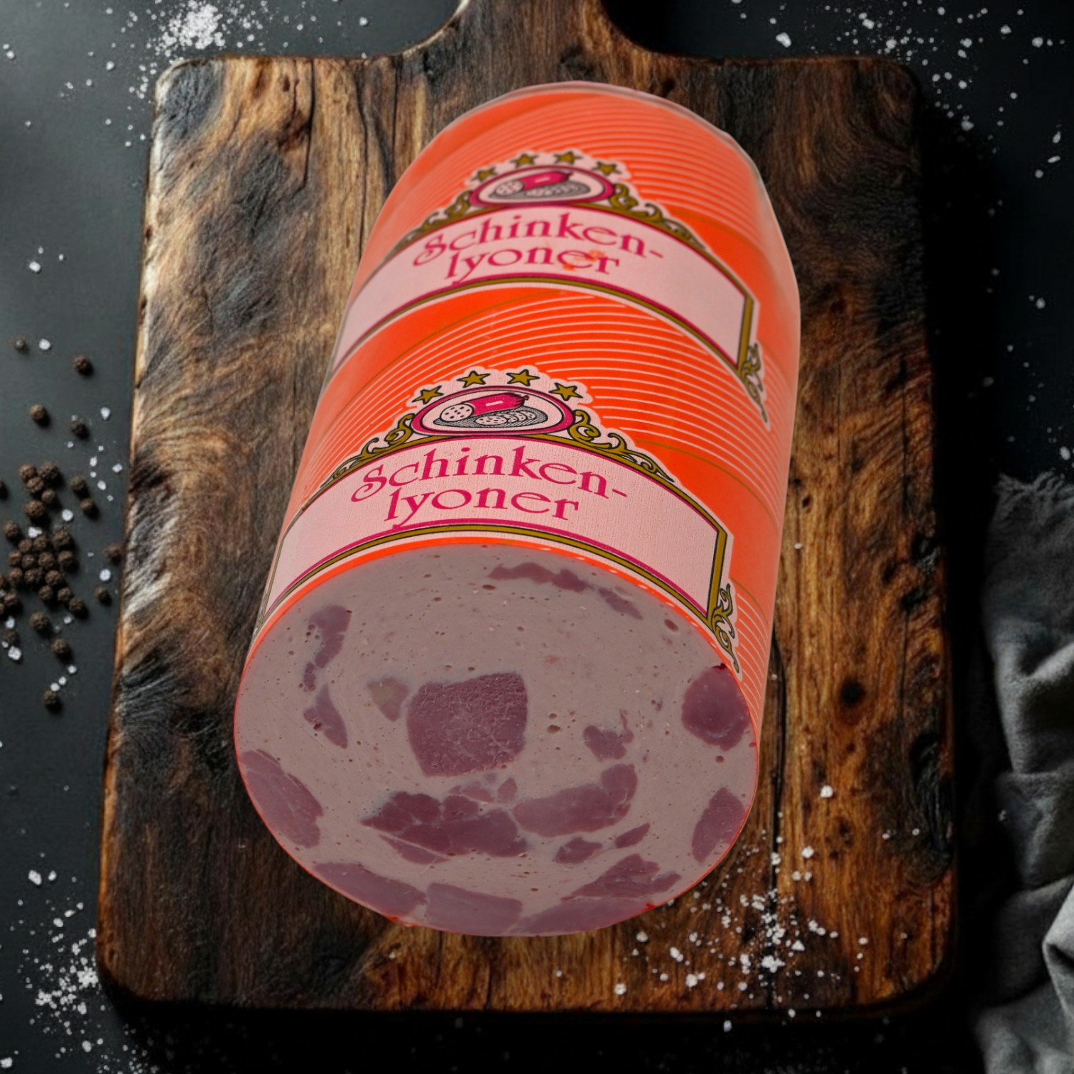 Schinkenlyoner am Stück