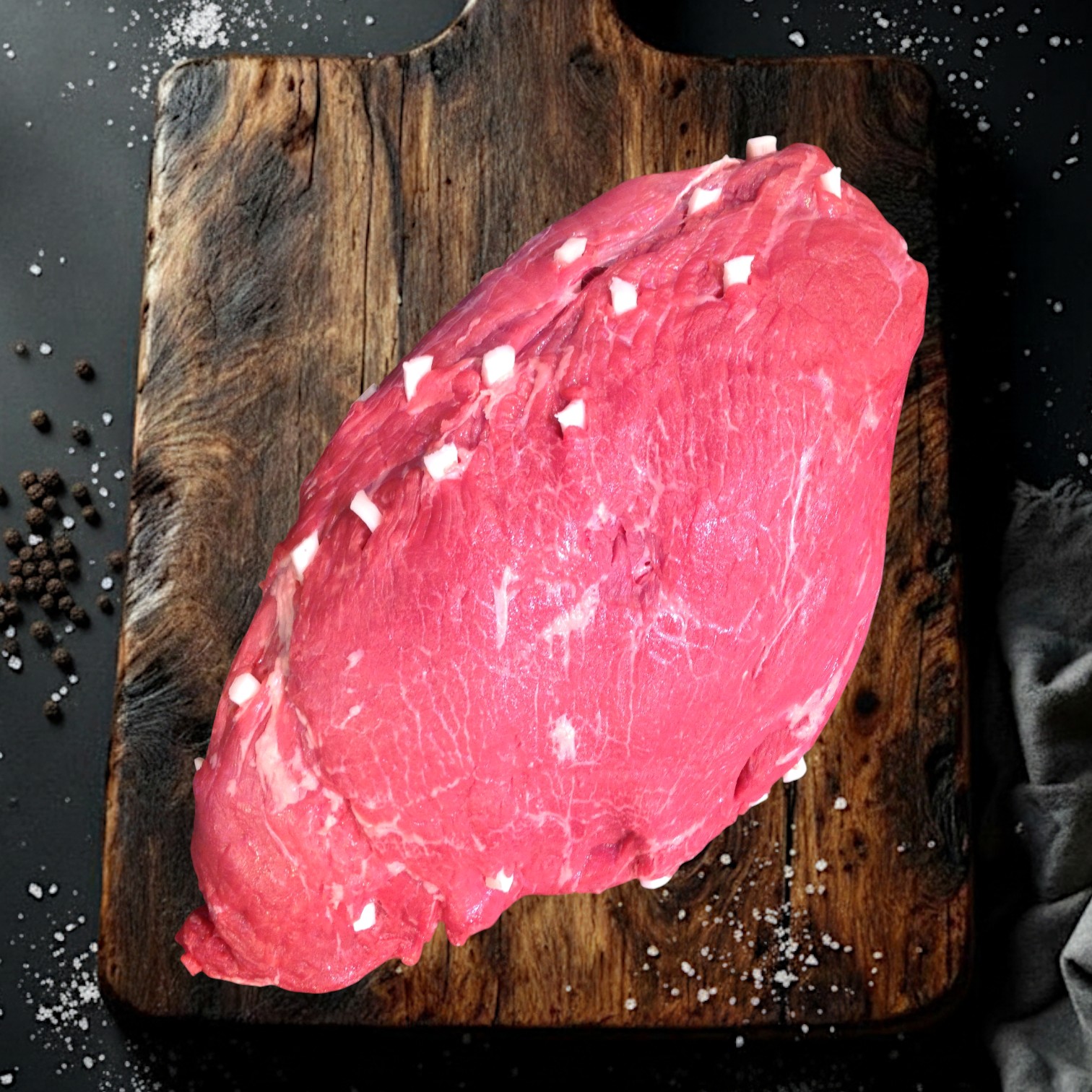 Rindsbraten gespickt Schulter