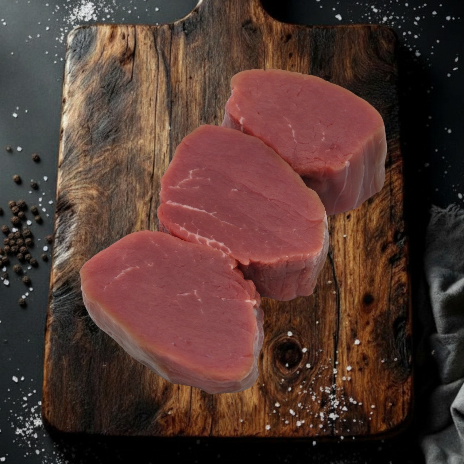 Kalbsfilet portioniert