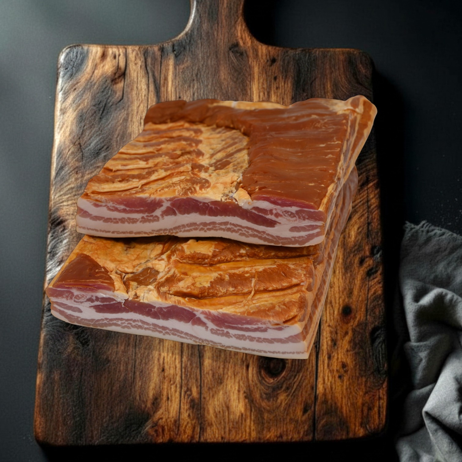 Frühstücksspeck am Stück