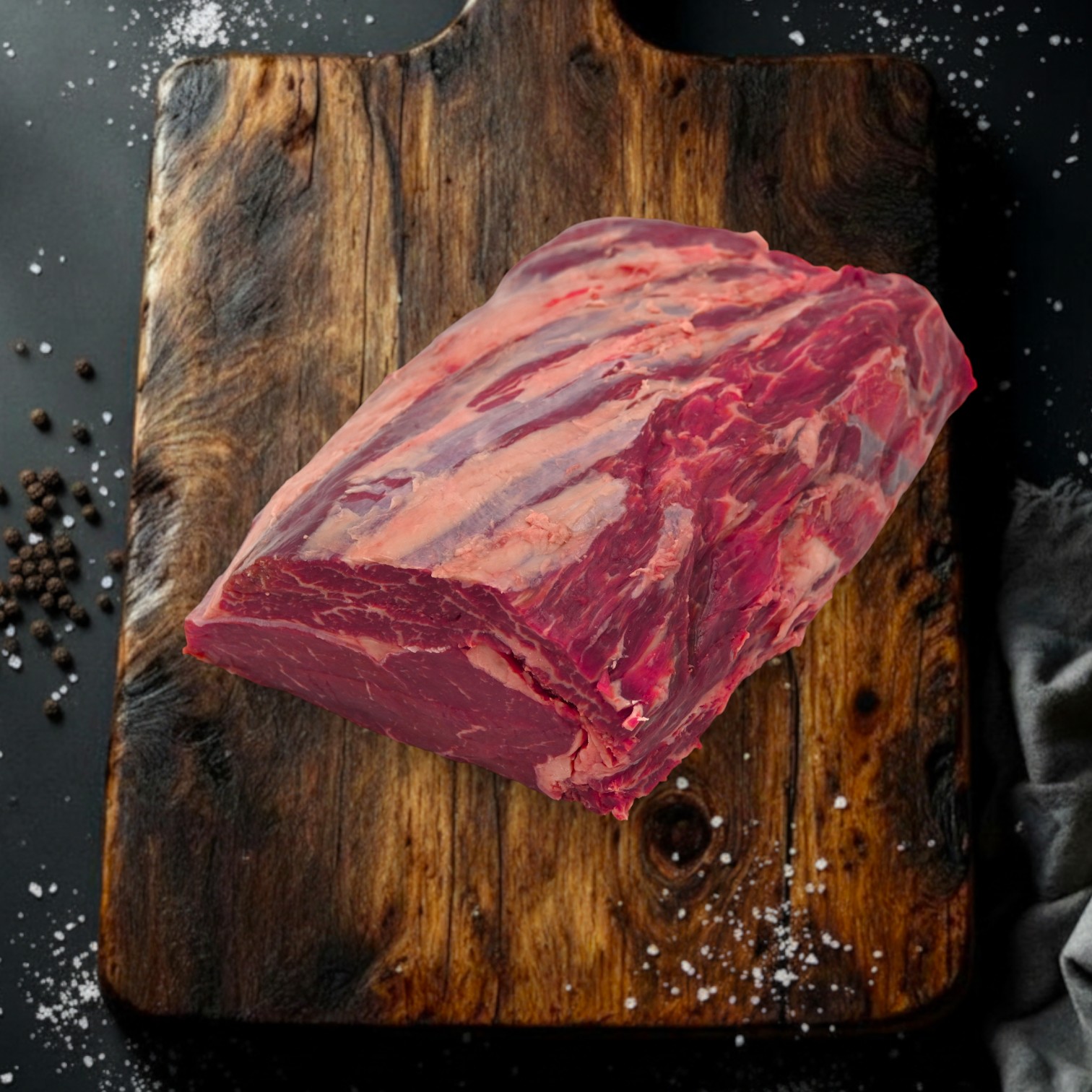 Rindshohrücken am Stück